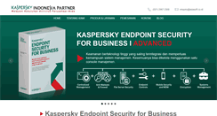 Desktop Screenshot of kasperskyindonesiapartner.com